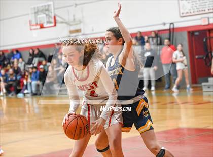 Thumbnail 3 in Cranston West vs. Woodstock Academy photogallery.