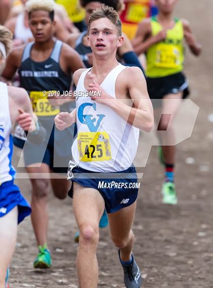 Thumbnail 1 in CIF State Cross Country Championships (Boys D1 Race) photogallery.