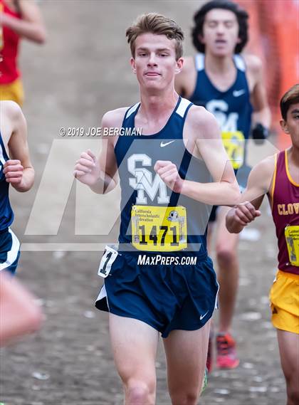 Thumbnail 3 in CIF State Cross Country Championships (Boys D1 Race) photogallery.