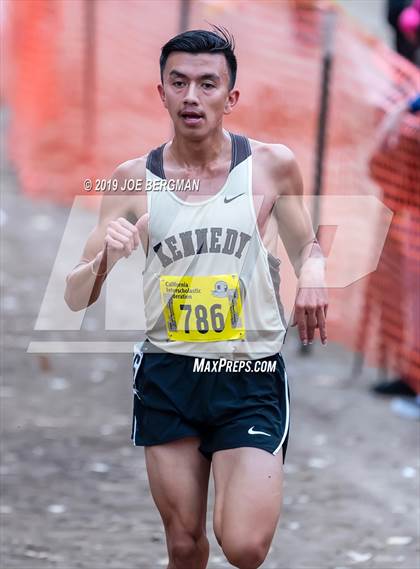 Thumbnail 3 in CIF State Cross Country Championships (Boys D1 Race) photogallery.
