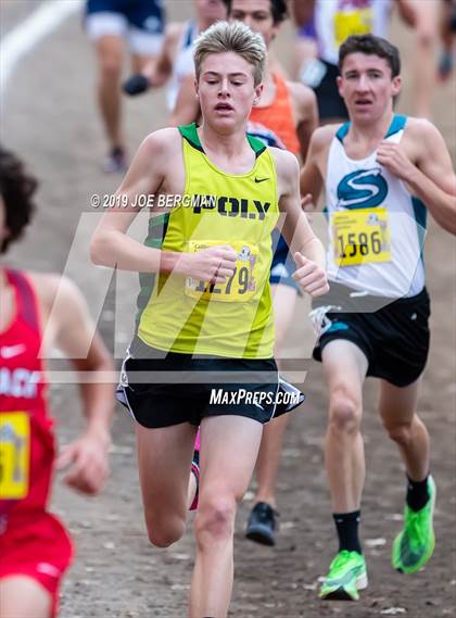 Thumbnail 1 in CIF State Cross Country Championships (Boys D1 Race) photogallery.