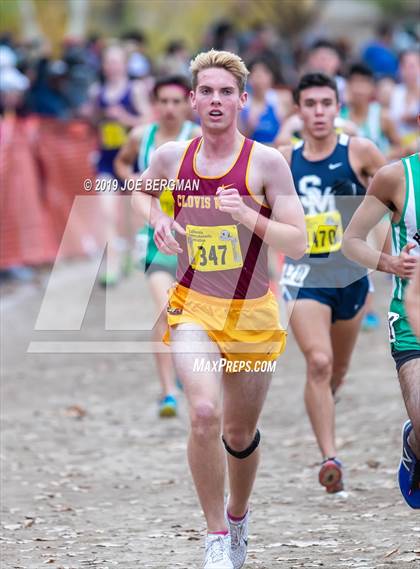 Thumbnail 2 in CIF State Cross Country Championships (Boys D1 Race) photogallery.