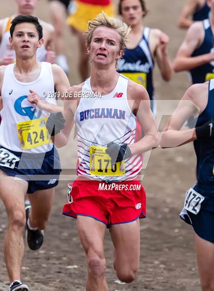 Thumbnail 1 in CIF State Cross Country Championships (Boys D1 Race) photogallery.