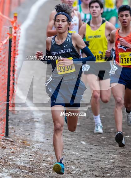 Thumbnail 1 in CIF State Cross Country Championships (Boys D1 Race) photogallery.