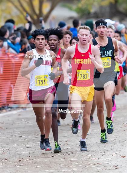 Thumbnail 1 in CIF State Cross Country Championships (Boys D1 Race) photogallery.