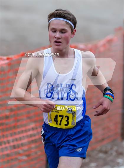 Thumbnail 3 in CIF State Cross Country Championships (Boys D1 Race) photogallery.