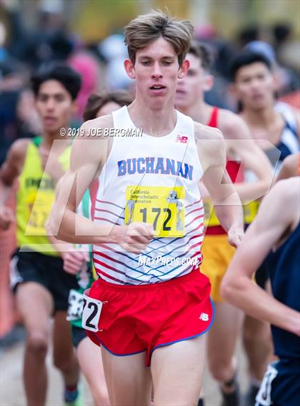 Thumbnail 1 in CIF State Cross Country Championships (Boys D1 Race) photogallery.