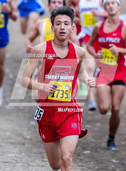 Thumbnail 2 in CIF State Cross Country Championships (Boys D1 Race) photogallery.