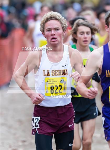 Thumbnail 2 in CIF State Cross Country Championships (Boys D1 Race) photogallery.