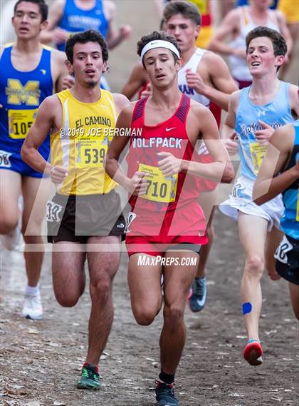 Thumbnail 2 in CIF State Cross Country Championships (Boys D1 Race) photogallery.