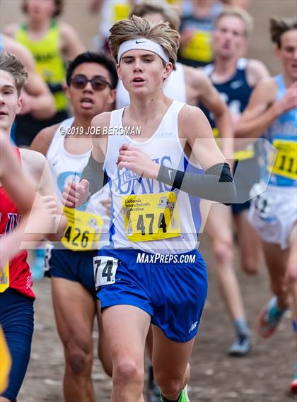 Thumbnail 2 in CIF State Cross Country Championships (Boys D1 Race) photogallery.
