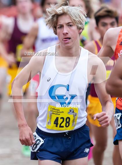 Thumbnail 3 in CIF State Cross Country Championships (Boys D1 Race) photogallery.