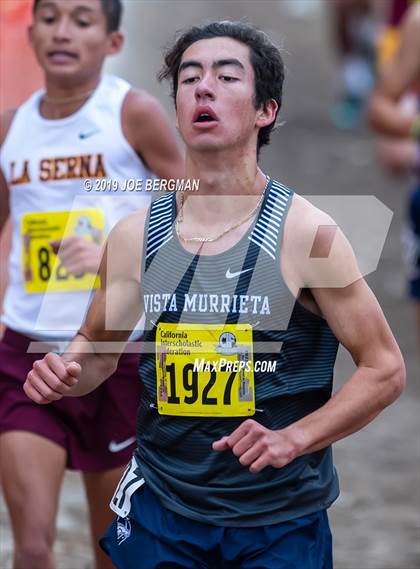 Thumbnail 2 in CIF State Cross Country Championships (Boys D1 Race) photogallery.