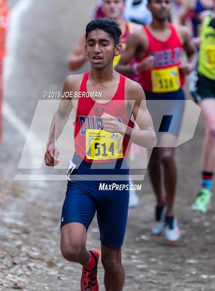 Thumbnail 2 in CIF State Cross Country Championships (Boys D1 Race) photogallery.