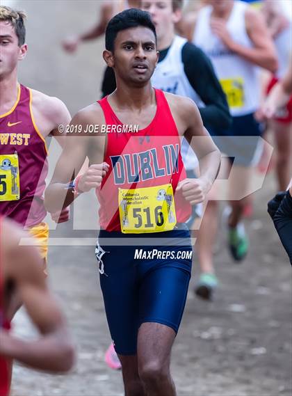 Thumbnail 1 in CIF State Cross Country Championships (Boys D1 Race) photogallery.