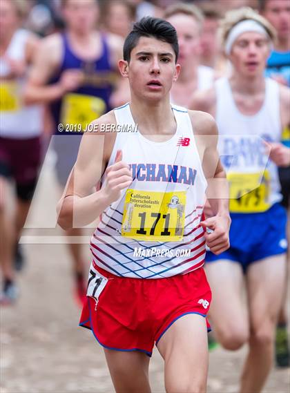 Thumbnail 1 in CIF State Cross Country Championships (Boys D1 Race) photogallery.