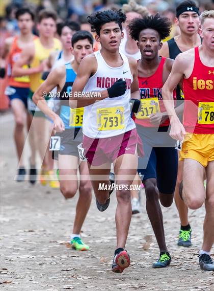 Thumbnail 3 in CIF State Cross Country Championships (Boys D1 Race) photogallery.