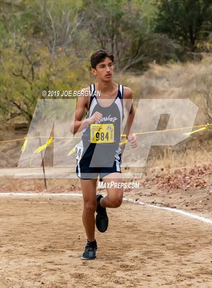 Thumbnail 2 in CIF State Cross Country Championships (Boys D1 Race) photogallery.