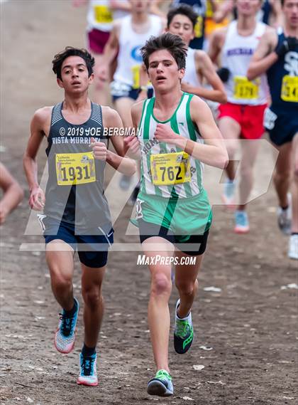 Thumbnail 2 in CIF State Cross Country Championships (Boys D1 Race) photogallery.