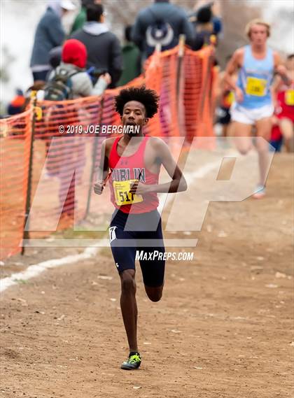 Thumbnail 3 in CIF State Cross Country Championships (Boys D1 Race) photogallery.