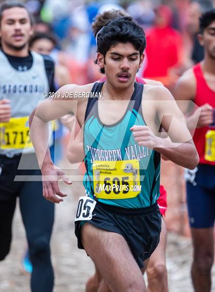 Thumbnail 3 in CIF State Cross Country Championships (Boys D1 Race) photogallery.