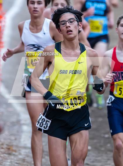 Thumbnail 1 in CIF State Cross Country Championships (Boys D1 Race) photogallery.
