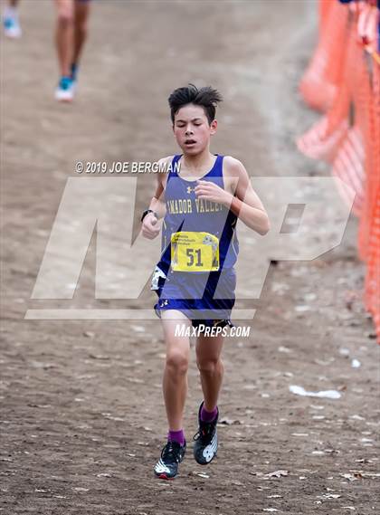 Thumbnail 1 in CIF State Cross Country Championships (Boys D1 Race) photogallery.