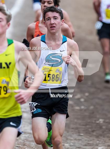 Thumbnail 1 in CIF State Cross Country Championships (Boys D1 Race) photogallery.