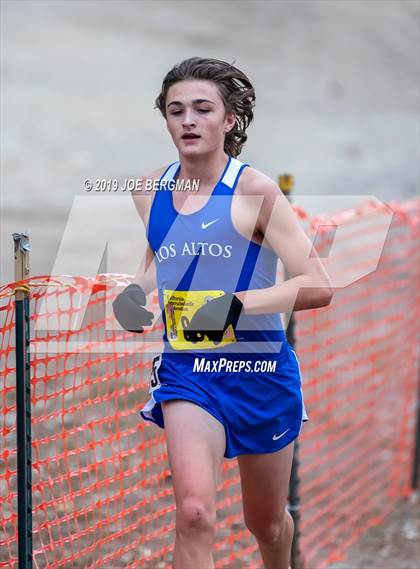 Thumbnail 1 in CIF State Cross Country Championships (Boys D1 Race) photogallery.