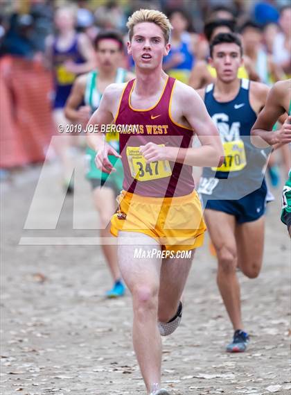 Thumbnail 3 in CIF State Cross Country Championships (Boys D1 Race) photogallery.