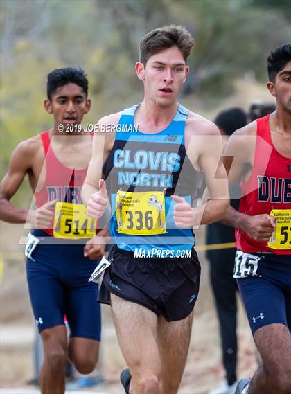 Thumbnail 1 in CIF State Cross Country Championships (Boys D1 Race) photogallery.