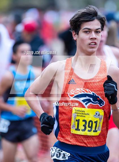 Thumbnail 3 in CIF State Cross Country Championships (Boys D1 Race) photogallery.
