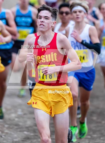 Thumbnail 1 in CIF State Cross Country Championships (Boys D1 Race) photogallery.