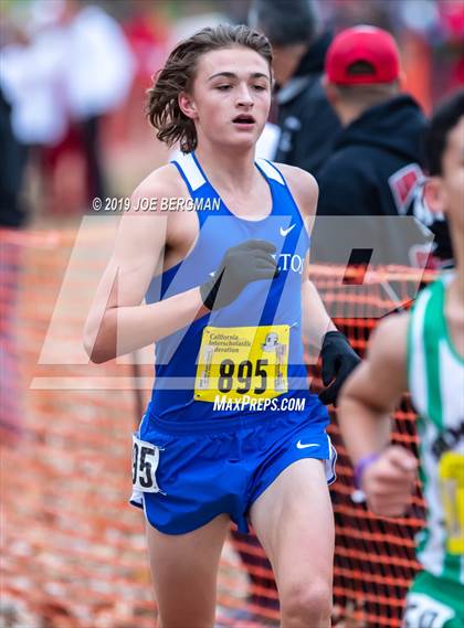 Thumbnail 1 in CIF State Cross Country Championships (Boys D1 Race) photogallery.