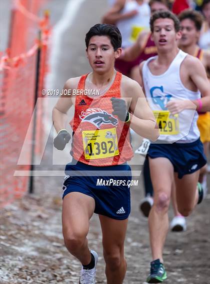 Thumbnail 1 in CIF State Cross Country Championships (Boys D1 Race) photogallery.