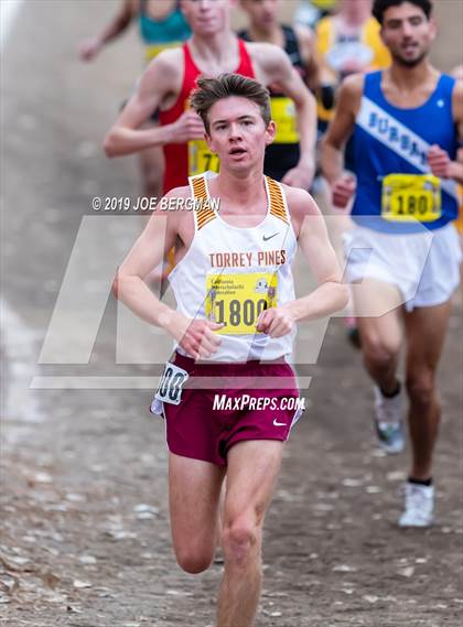 Thumbnail 1 in CIF State Cross Country Championships (Boys D1 Race) photogallery.