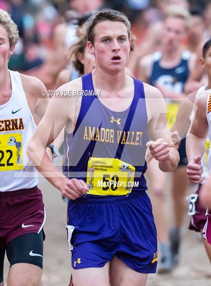 Thumbnail 2 in CIF State Cross Country Championships (Boys D1 Race) photogallery.