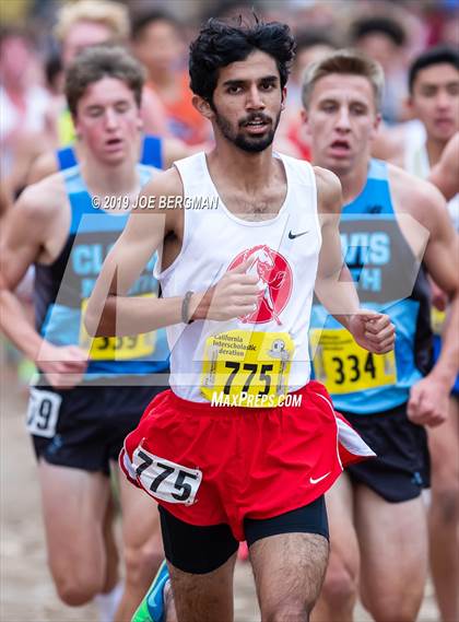 Thumbnail 1 in CIF State Cross Country Championships (Boys D1 Race) photogallery.