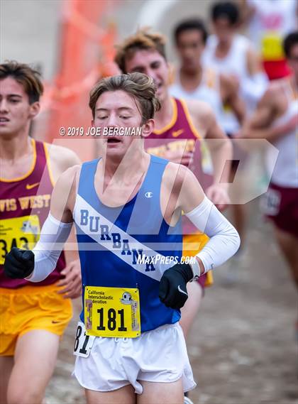 Thumbnail 2 in CIF State Cross Country Championships (Boys D1 Race) photogallery.