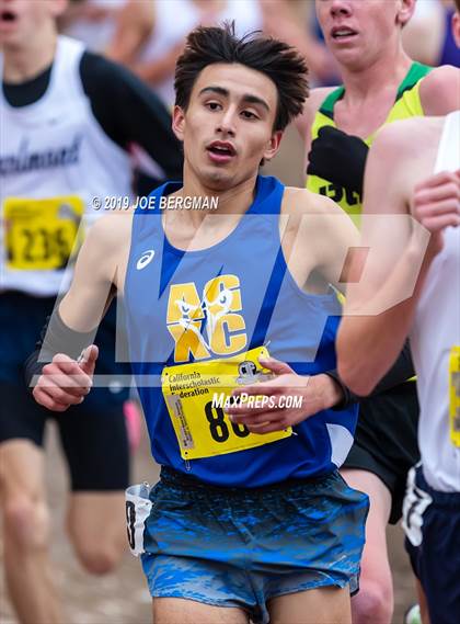 Thumbnail 2 in CIF State Cross Country Championships (Boys D1 Race) photogallery.