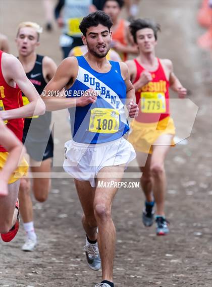 Thumbnail 2 in CIF State Cross Country Championships (Boys D1 Race) photogallery.