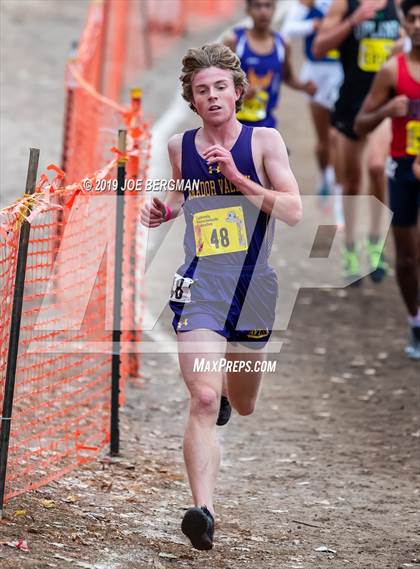Thumbnail 1 in CIF State Cross Country Championships (Boys D1 Race) photogallery.