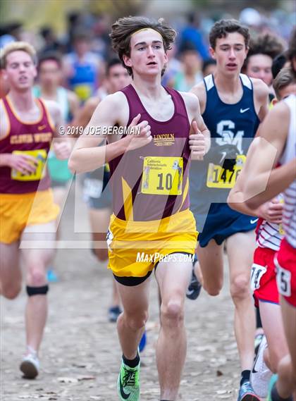 Thumbnail 3 in CIF State Cross Country Championships (Boys D1 Race) photogallery.