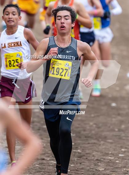 Thumbnail 2 in CIF State Cross Country Championships (Boys D1 Race) photogallery.