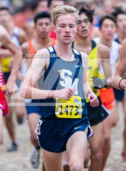 Thumbnail 2 in CIF State Cross Country Championships (Boys D1 Race) photogallery.