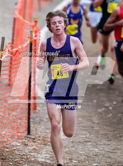 Thumbnail 2 in CIF State Cross Country Championships (Boys D1 Race) photogallery.