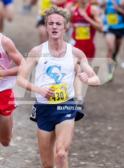 Thumbnail 2 in CIF State Cross Country Championships (Boys D1 Race) photogallery.