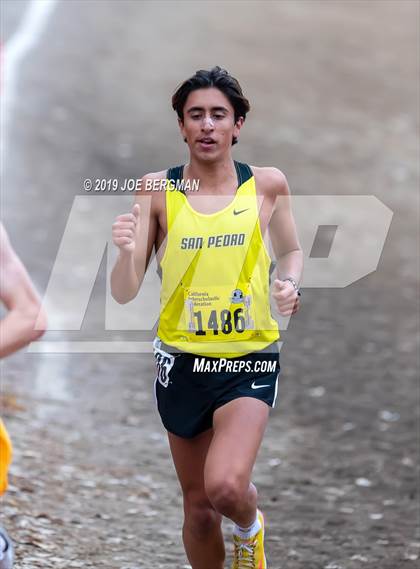Thumbnail 1 in CIF State Cross Country Championships (Boys D1 Race) photogallery.