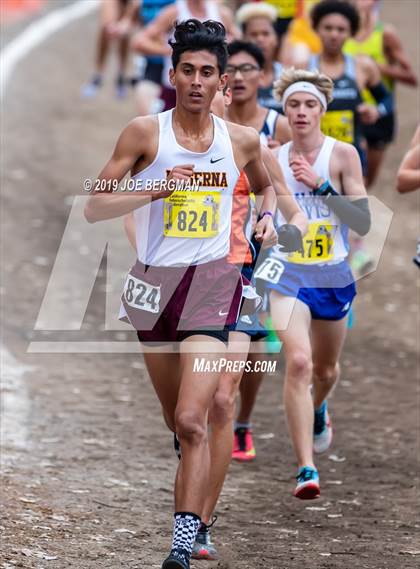 Thumbnail 1 in CIF State Cross Country Championships (Boys D1 Race) photogallery.