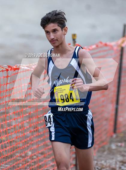 Thumbnail 1 in CIF State Cross Country Championships (Boys D1 Race) photogallery.